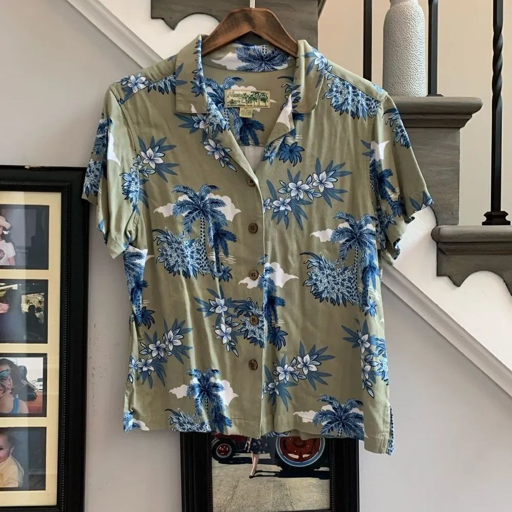 Havana Jacks Cafe Vintage Hawaiian ashier sz PL